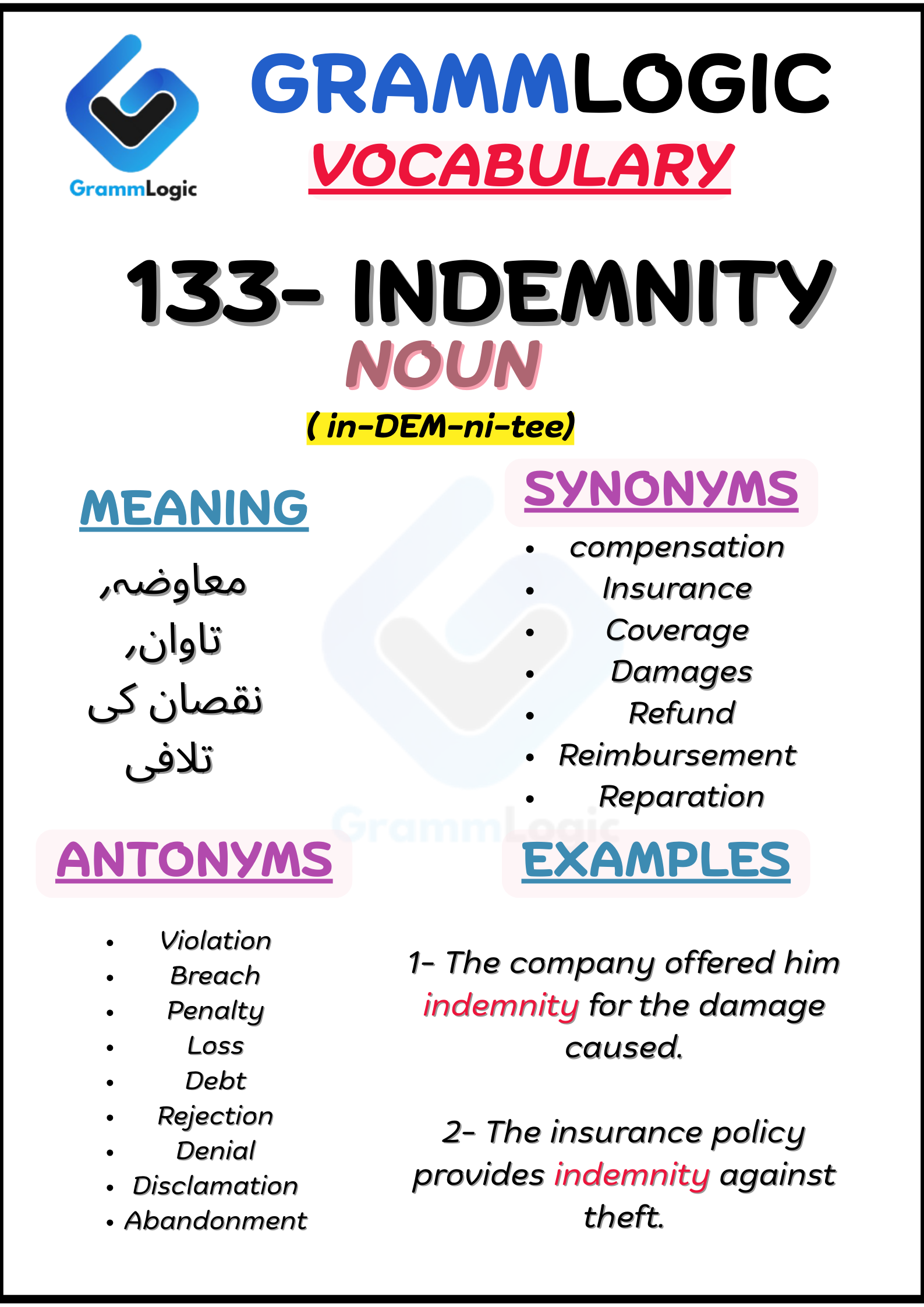 Indemnity